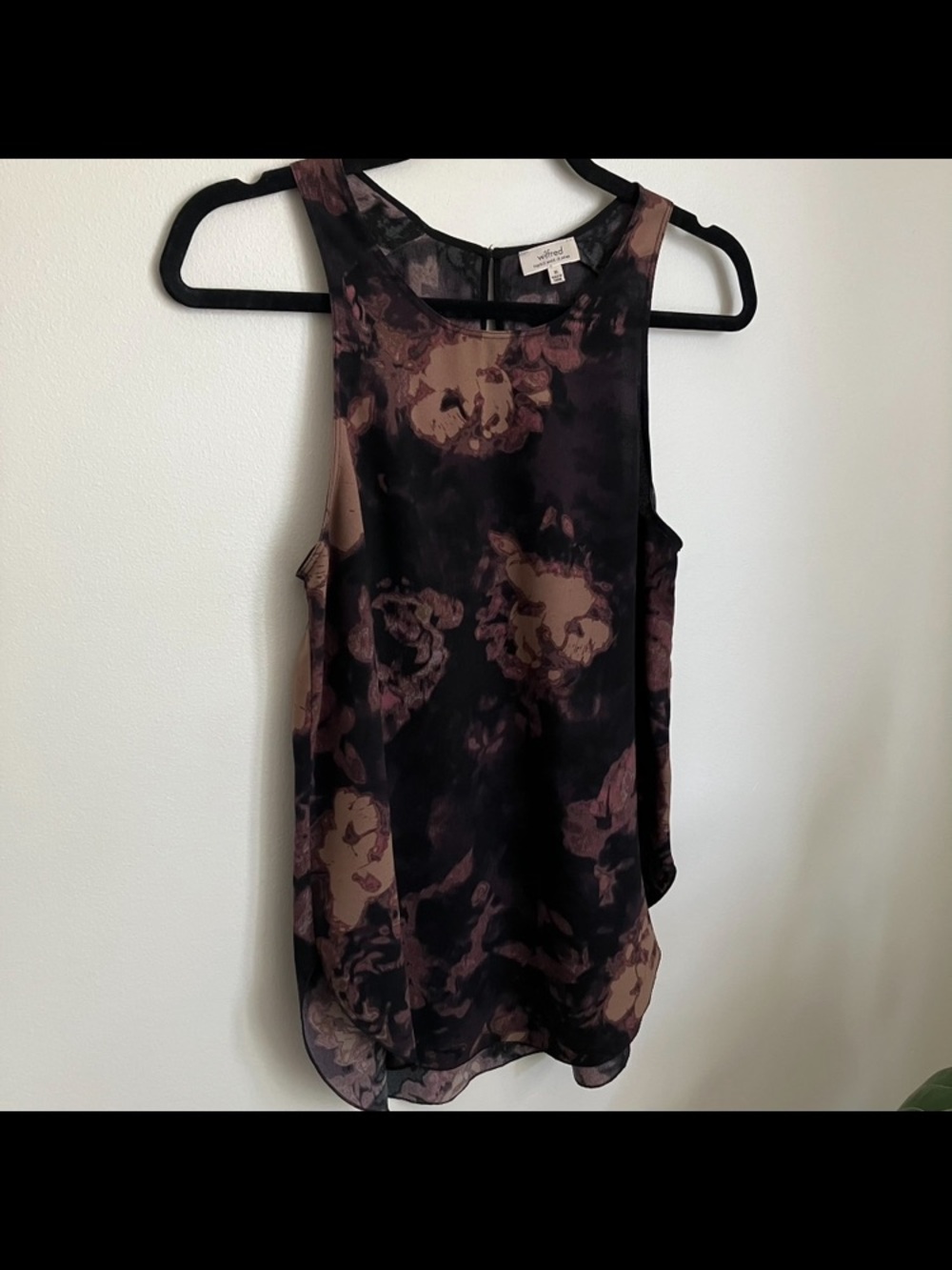 Aritzia Wilfred Floral Tank Top